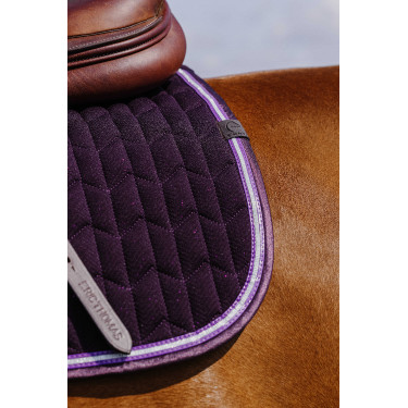 Almohadilla de montar Equithème Eclat Púrpura Violeta