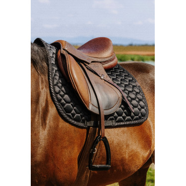 Manta de montar Equithème Pretty Negro Manta de montar Equithème Pretty Negro