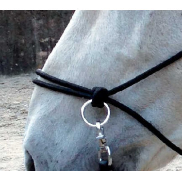 Cabezada natural con riendas Negro