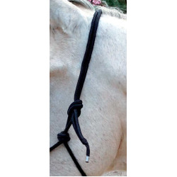 Cabezada natural con riendas Negro