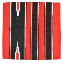 Westride Navajo Alfombra de algodón/acrílico Rojo / negro / blanco