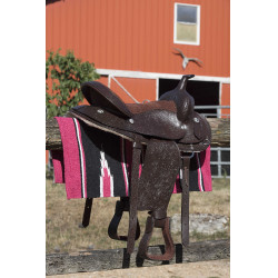 Westride Navajo Alfombra de algodón/acrílico Rosa / negro / blanco