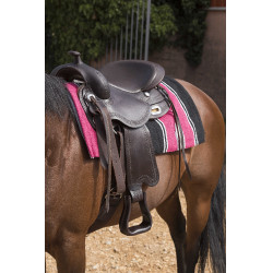 Westride Navajo Alfombra de algodón/acrílico Rosa / negro / blanco