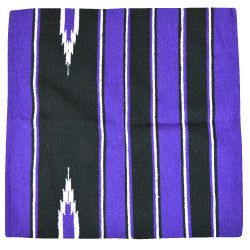 Westride Navajo Alfombra de algodón/acrílico Violeta / negro / blanco