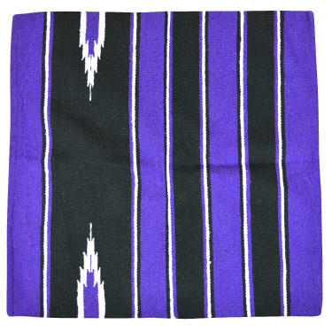 Westride Navajo Alfombra de algodón/acrílico Violeta / negro / blanco