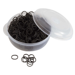 Gomas para crines Hippo-Tonic Negro