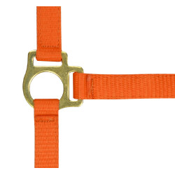 Cabezada potro de nylon Naranja