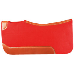 Horse pad Randol's de fieltro 16 mm Roja Rojo