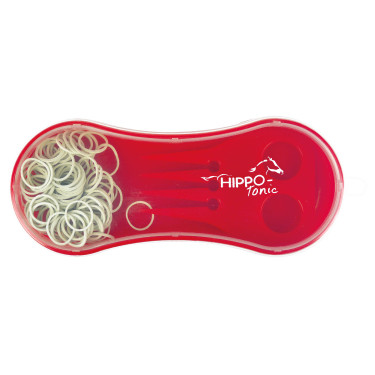 Vlechtborstel Hippo-Tonic Roja Rojo