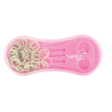 Vlechtborstel Hippo-Tonic Rosa