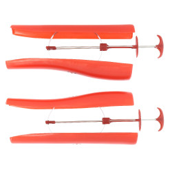 Horma para botas de poliPropileno Roja Rojo