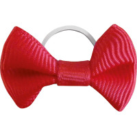 Nudos para trenzas Equithème de tela, paquete de 20 Roja Rojo