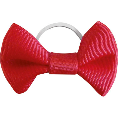 Nudos para trenzas Equithème de tela, paquete de 20 Roja Rojo