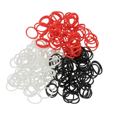 Gomas para crines. Blanco