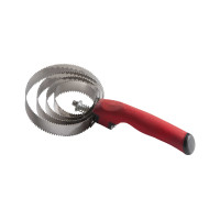 Almohaza metálica redonda con asa Soft Roja Rojo