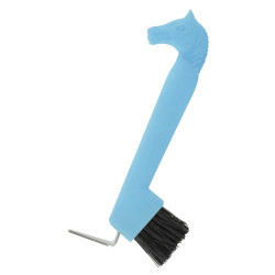 Limpia cascos con cepillo, cabeza de caballo Cielo azul Limpia cascos con cepillo, cabeza de caballo Cielo azul