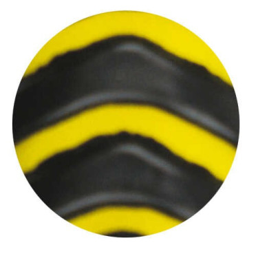 Limpiacascos Soft Hand jaune, contrastes noirs Amarillo