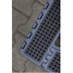 Taburete-escalón plegable Hippo-Tonic Grip Gris