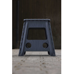 Taburete-escalón plegable Hippo-Tonic Grip Gris