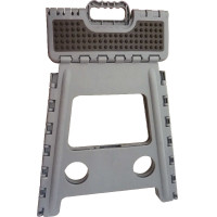 Taburete-escalón plegable Hippo-Tonic Grip Gris