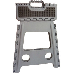 Taburete-escalón plegable Hippo-Tonic Grip Gris