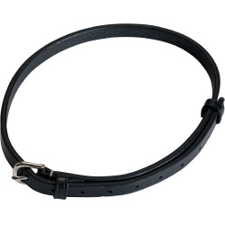 Correa para muserola con cierrabocas Eric Thomas Pro Negro Correa para muserola con cierrabocas Eric Thomas Pro Negro