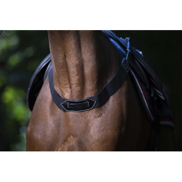 Pechopetral de pecho de goma Eric Thomas Pro Negro