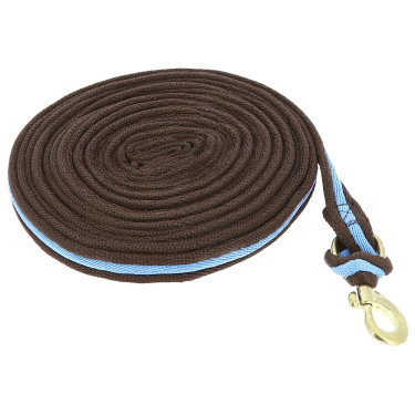 Ramal de dar cuerda acolchado JUMPTEC Choco / cielo Marr&amp;amp;amp;oacute;n