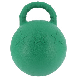 Pelota con asa para caballos Verde
