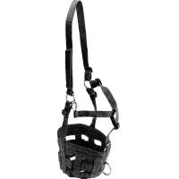 Bozal de nylon Negro