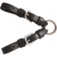 Puente Pelham RIDING WORLD con anillas Negro