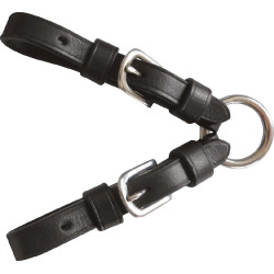 Puente Pelham RIDING WORLD con anillas Negro