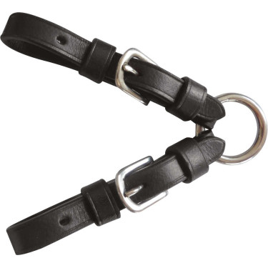 Puente Pelham RIDING WORLD con anillas Negro