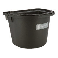 Comedero de puerta Hippo-Tonic con asa Negro