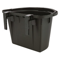 Comedero de puerta Hippo-Tonic con asa Negro