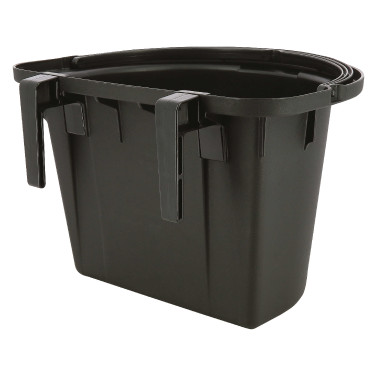 Comedero de puerta Hippo-Tonic con asa Negro