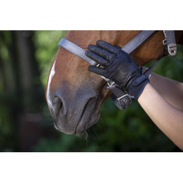 Guantes Equi-Theme Soft cuero Negro Guantes Equi-Theme Soft cuero Negro