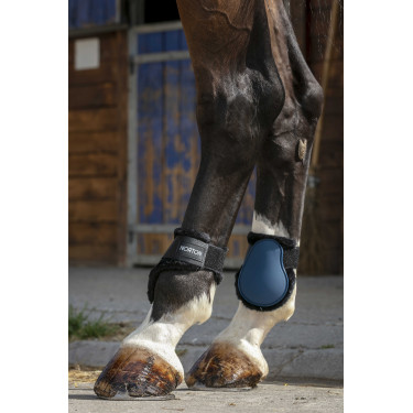 Protectores de menudillo Norton Fleece marine, contrastes noirs Azul