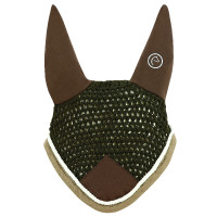 Orejeras antimoscas Equi-Theme Polyfun Chocolate / topo Marrón