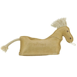 Lederpferd Diego & Louna für Hunde Natural Marrón