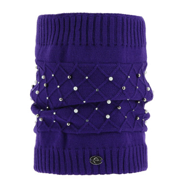 Bufanda tubular Equi-Theme Omega Púrpura Violeta