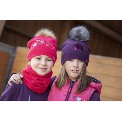 Bufanda tubular/cuello Equi-Kids Arion Frambuesa Rojo