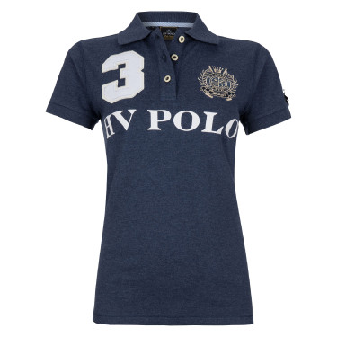 Polo Favouritas EQ HV Denim jaspeado Azul Polo Favouritas EQ HV Denim jaspeado Azul