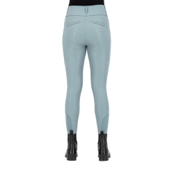 Leggings de equitación Euro-Star Maxima FullGrip Plomo Azul