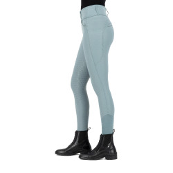 Leggings de equitación Euro-Star Maxima FullGrip Plomo Azul