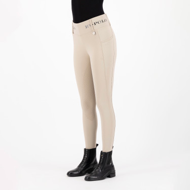 Leggings de equitación HV Polo Favourite Highwaist FullGrip Nogal Beige