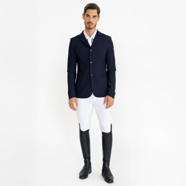 Pantalón de equitación Euro-Star Gabriel Competition Grip Connect Full Blanco