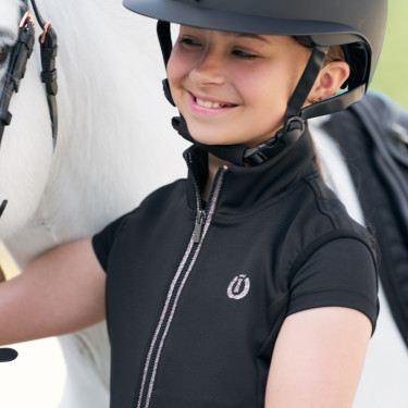 Chaleco para niños Imperial Riding Izzy Sun Negro Chaleco para niños Imperial Riding Izzy Sun Negro