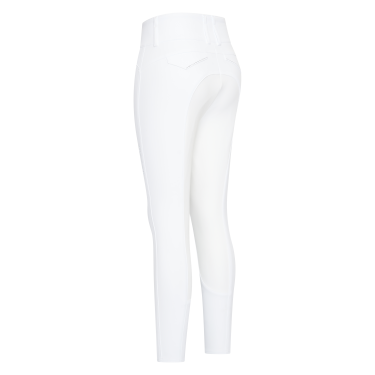 Pantalón de equitación Euro-Star Aurelia Competition Grip Connect Full Blanco