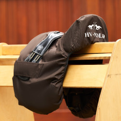Funda de silla HV Polo Dressage Madera Beige Funda de silla HV Polo Dressage Madera Beige